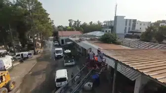 Osmaniyeli patronun dronla serinleten sürprizi