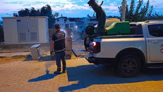 Didim'de sinek ve haşereyle mücadele sürüyor