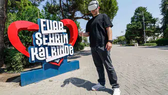 Kültürpark artık cebinde, üstelik kuş bakışı