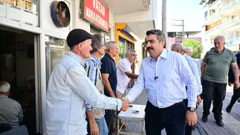 Yıldırım Belediye Başkanı Çiçek Caddesi esnafını dinledi