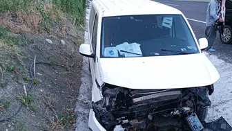 Adıyaman yolunda sürücü kontrolü kaybetti ve kaza yaptı