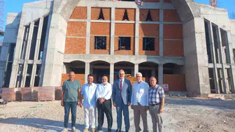 Bandırma Onyedi Eylül Üniversitesi cami inşaatında denetim