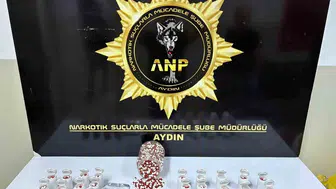 Efeler'de narkotik baskını 2 bin 456 hap ele geçirildi, 1 tutuklama