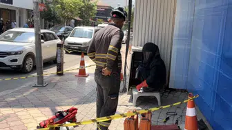 Osmaniye'de trafo alev alırken vatandaş ATM başında bekledi