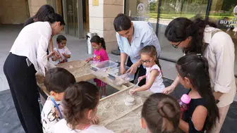 Denizli'de minikler yaz tatilini keşfederek değerlendiriyor