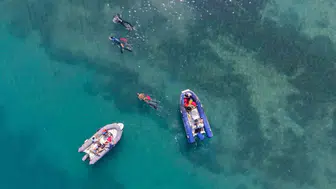 Bodrum Gümbet sahilinde deniz dibinden 310 kilo çöp çıktı