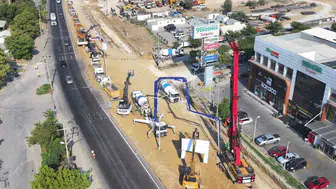Turgutlu trafiğini rahatlatacak köprülü kavşakta ilk adım atıldı