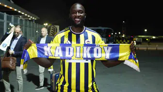 Romelu Lukaku Fenerbahçe için İstanbul’a ayak bastı