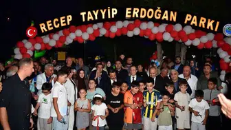 Kaman’da Cumhurbaşkanı Erdoğan’ın Adını Taşıyan Park Kapılarını Açtı