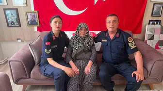 Şehit ailesine vefa ziyareti