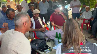 Seydikemerli üreticiye sahada uzman eğitimi