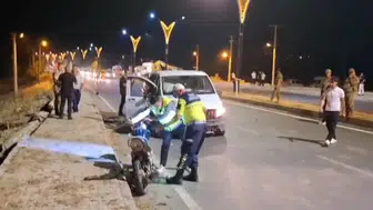 Bitlis Yolalan'da motosiklet kazası 2 yaralı