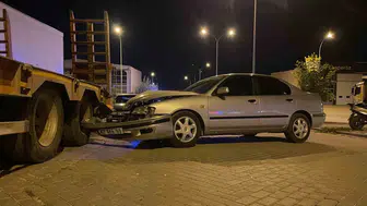 Karaman sanayisinde gece yarısı kaza