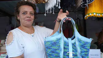 Kanserle mücadelesini el emeği ürünlerle kazanca çevirdi