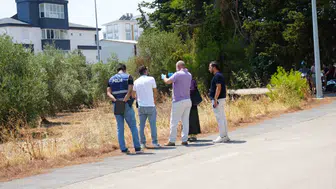 Antalya Kepez'de ağaçlık alanda şüpheli ölüm