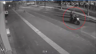 Nusaybin'de motosikletli saldırı kameraya yansıdı