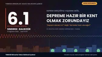 Balıkesir için deprem uyarısı Artık hazırlık vaktidir