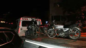 Çumra sokaklarında motosiklet operasyonu