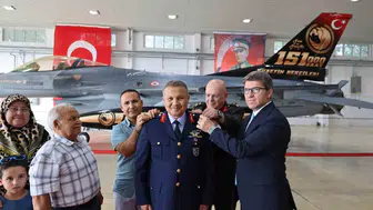 Amasya'da tarihi tören İlk Türk astronot Gezeravcı'ya tuğgeneral rütbesi