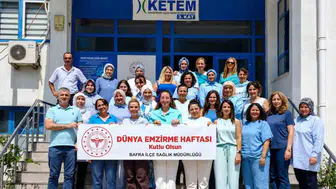 Bafra’da anne sütünün bebek gelişimi üzerindeki etkisi vurgulandı