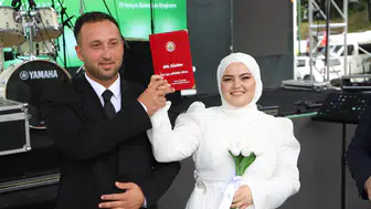 Nebiyan Yaylası'nda festival coşkusu nikahla taçlandı