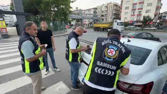 Samsun'da korsan taksiye ağır darbe