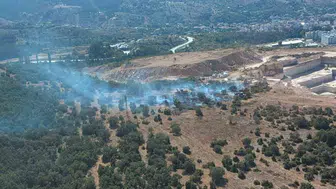 Söğüt'te orman yangını Ekipler alevleri havadan ve karadan kuşattı