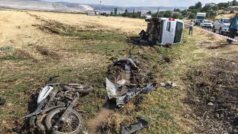 Kahramanmaraş'ta motosikletli sürücü kazada hayatını kaybetti