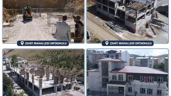 Bayburt’ta üç yeni okul için inşaat çalışmaları hızlandı