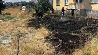 Gerede'de üç noktada yangın alarmı