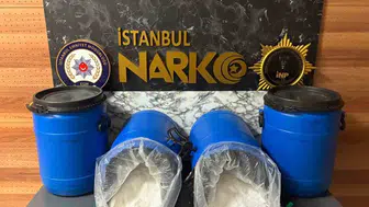 Kağıthane'de uyuşturucu imalathanesine polis baskını