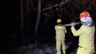 Kaş'ta korku dolu saatler Alevler kontrol altına alındı