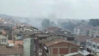 İzmit'te tadilat yapılan iş yerinde yangın paniği yaşandı