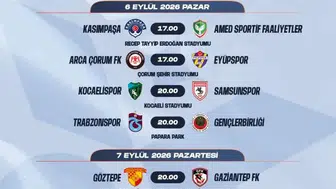Galatasaray ve Fenerbahçe'nin maç günü belli oldu