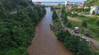 Giresun'da sel felaketi Bir aile sulara kapıldı