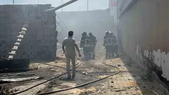 Keresteciler sitesinde korkutan yangın büyümeden durduruldu