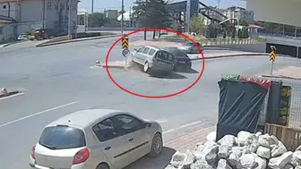 Karaman'da ters yöne giren sürücü ortalığı karıştırdı