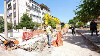 Soma'nın iki mahallesinde 20 milyonluk yağmursuyu seferberliği