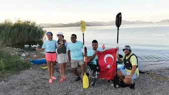 Köyceğiz Gölü'nde tarihi buluşma: İki devlet tek yürek oldu