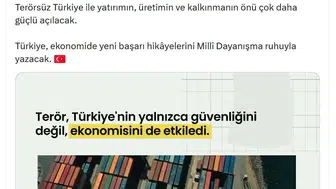 Bakan Kacır terörün Türkiye ekonomisine maliyetini açıkladı