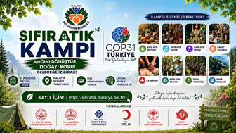Malatyalı gençler sıfır atık için Beydağı'nda buluşuyor