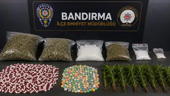 Bandırma'da 8 ayda 21 kiloyu aşkın uyuşturucu yakalandı