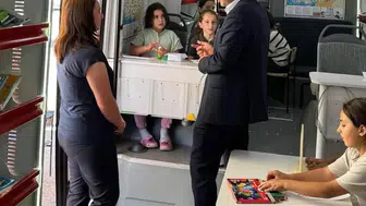 Aydıntepe’de kitaplar çocukların ayağına kadar gitti