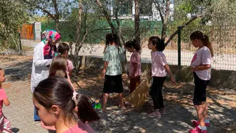 Köyceğizli öğrencilere doğa sevgisi dersi