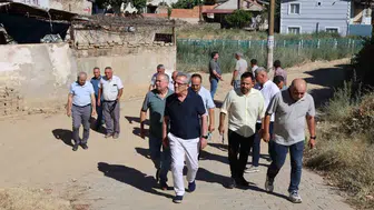 Nazilli Belediye Başkanı saha turuna çıktı