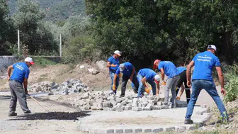 Bozdoğan’da Eymir Mahallesi’nin yolları yenilendi