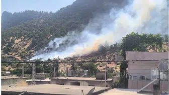Siirt Baykan’da orman yangını korkuttu