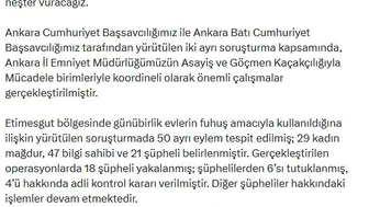 Başkentte fuhuş çetelerine büyük darbe
