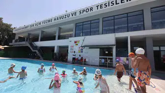 Muğlalı köy çocukları havuzla tanıştı