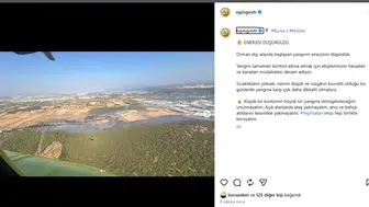 Rüzgar yangını büyüttü, ekipler havadan ve karadan müdahalede
